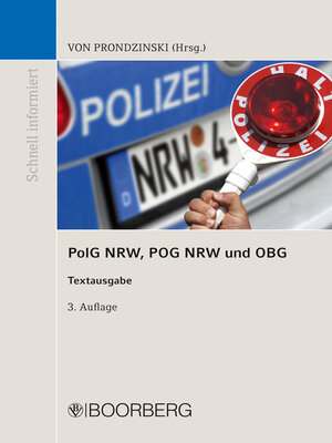 cover image of PolG NRW, POG NRW und OBG